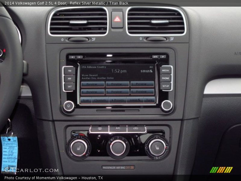 Reflex Silver Metallic / Titan Black 2014 Volkswagen Golf 2.5L 4 Door