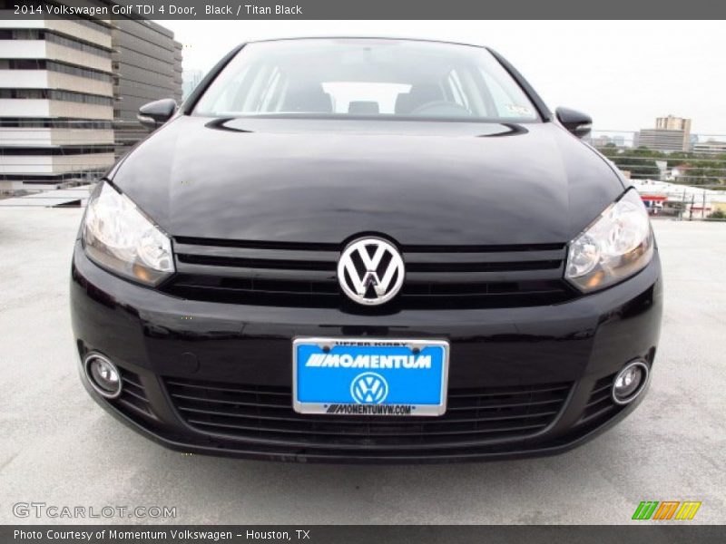 Black / Titan Black 2014 Volkswagen Golf TDI 4 Door