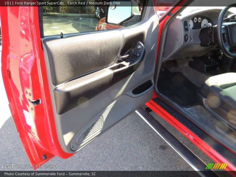 Torch Red / Medium Dark Flint 2011 Ford Ranger Sport SuperCab