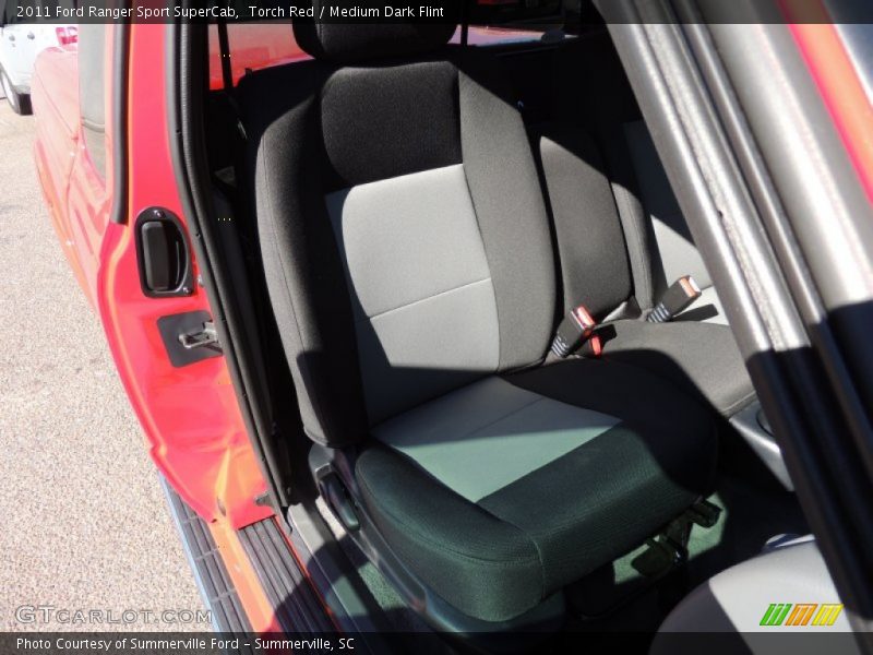 Torch Red / Medium Dark Flint 2011 Ford Ranger Sport SuperCab
