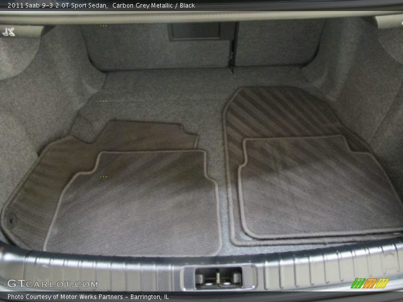 Carbon Grey Metallic / Black 2011 Saab 9-3 2.0T Sport Sedan