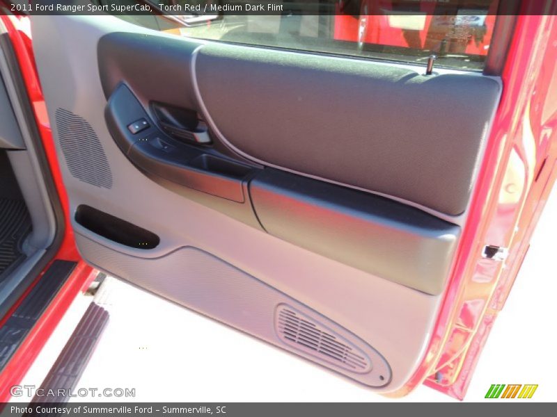 Torch Red / Medium Dark Flint 2011 Ford Ranger Sport SuperCab