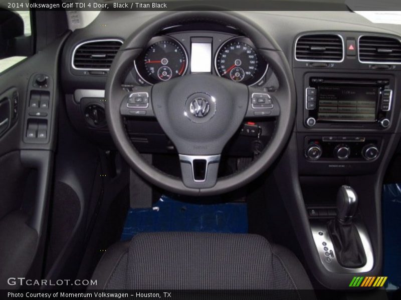 Black / Titan Black 2014 Volkswagen Golf TDI 4 Door