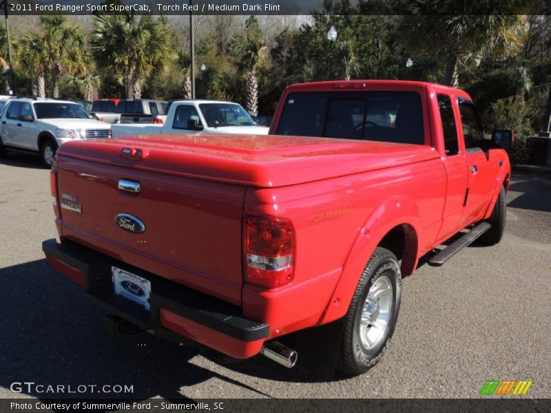 Torch Red / Medium Dark Flint 2011 Ford Ranger Sport SuperCab