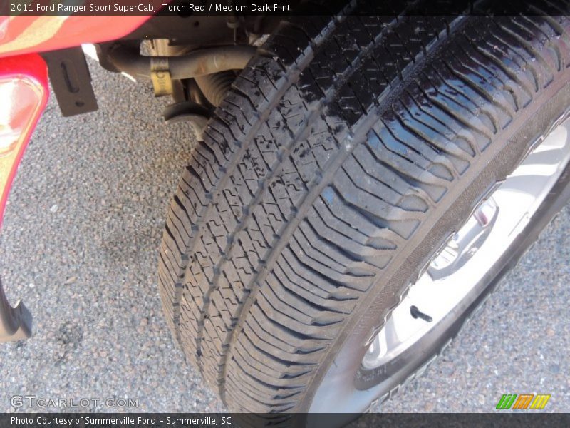 Torch Red / Medium Dark Flint 2011 Ford Ranger Sport SuperCab