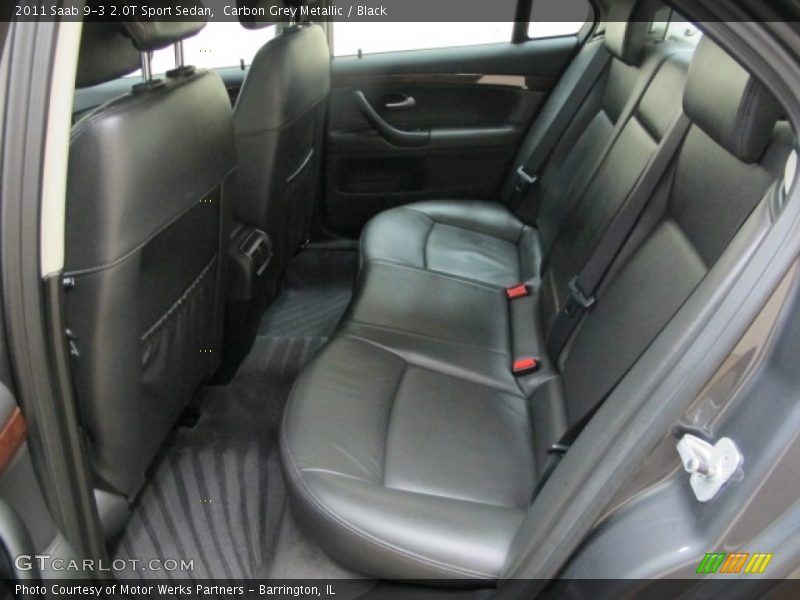 Carbon Grey Metallic / Black 2011 Saab 9-3 2.0T Sport Sedan