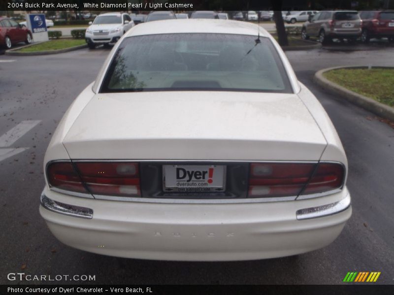 White Diamond Pearl / Light Cashmere 2004 Buick Park Avenue