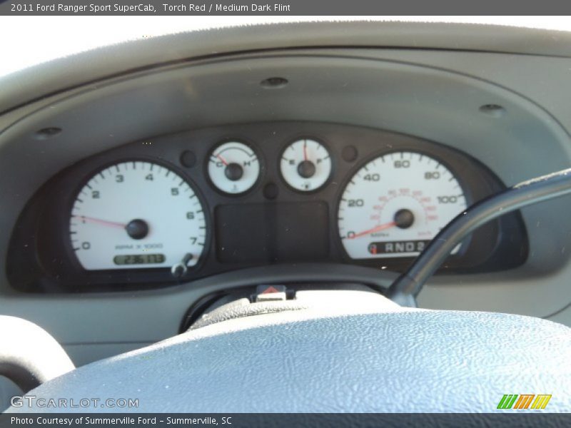 Torch Red / Medium Dark Flint 2011 Ford Ranger Sport SuperCab