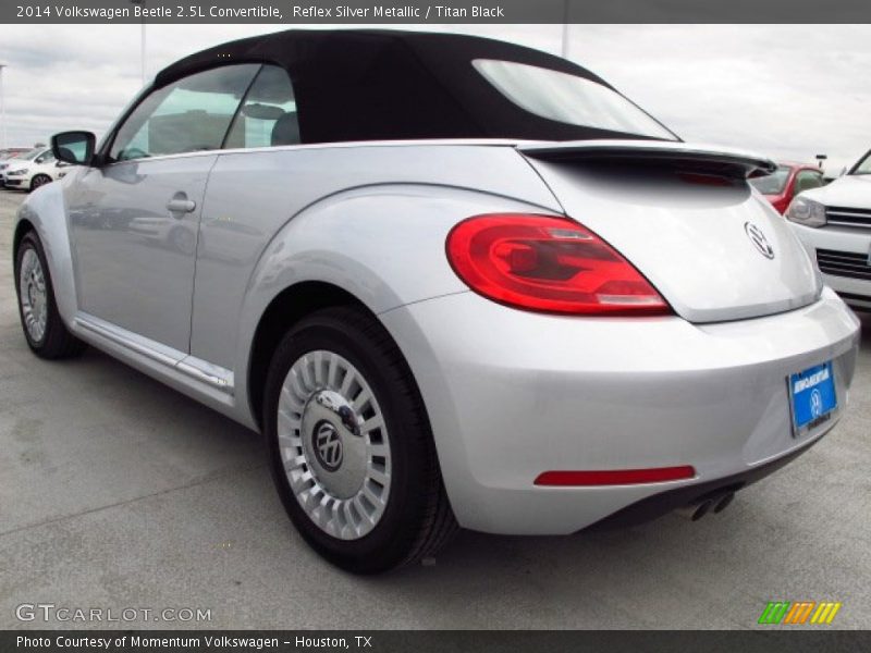 Reflex Silver Metallic / Titan Black 2014 Volkswagen Beetle 2.5L Convertible