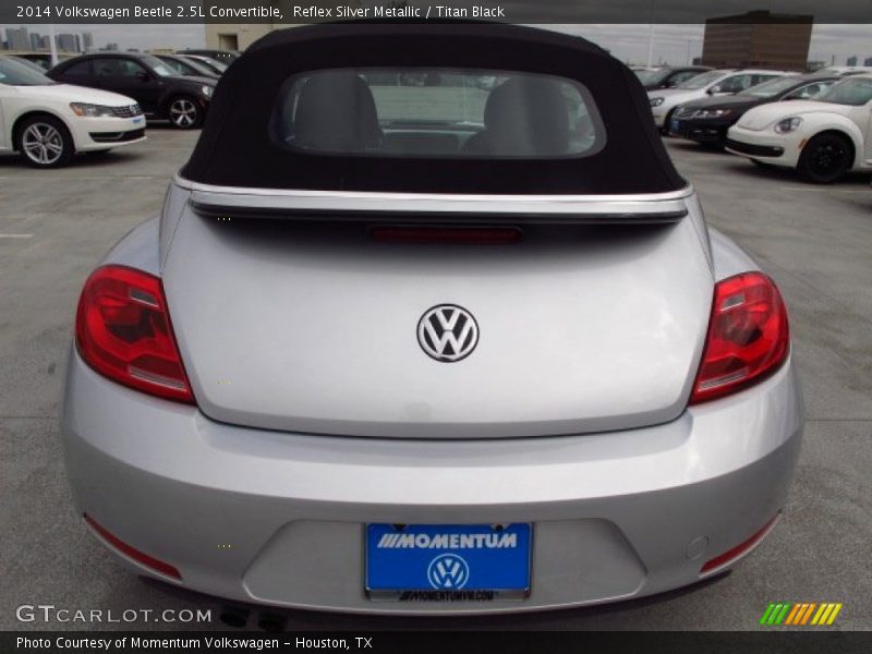 Reflex Silver Metallic / Titan Black 2014 Volkswagen Beetle 2.5L Convertible