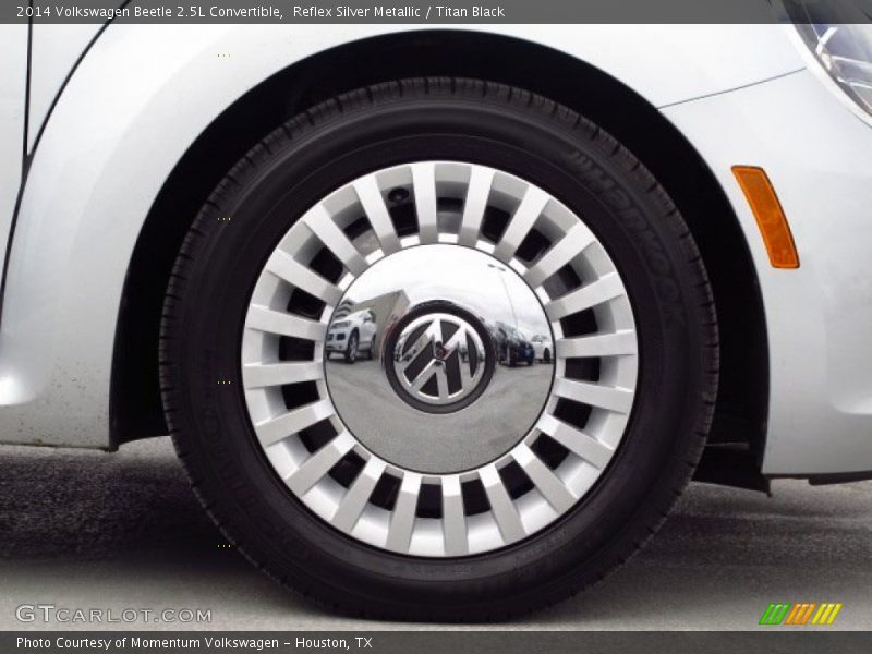 Reflex Silver Metallic / Titan Black 2014 Volkswagen Beetle 2.5L Convertible