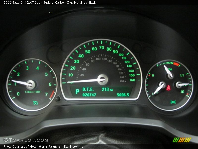  2011 9-3 2.0T Sport Sedan 2.0T Sport Sedan Gauges