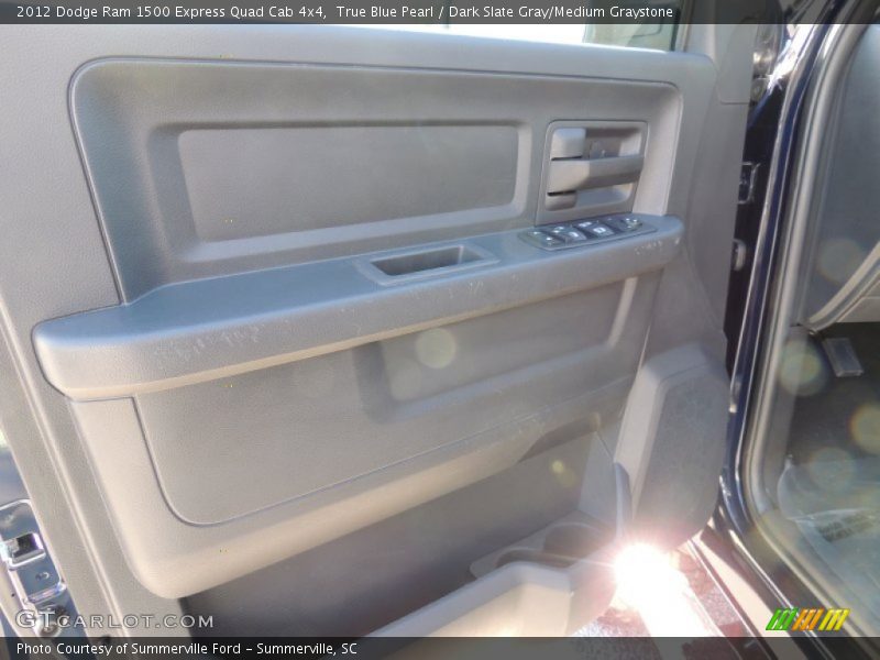 True Blue Pearl / Dark Slate Gray/Medium Graystone 2012 Dodge Ram 1500 Express Quad Cab 4x4