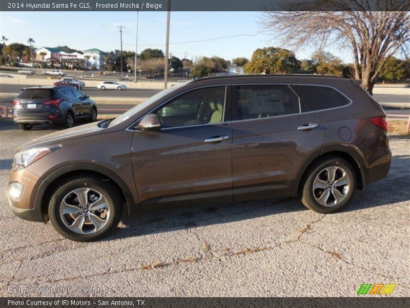 Frosted Mocha / Beige 2014 Hyundai Santa Fe GLS
