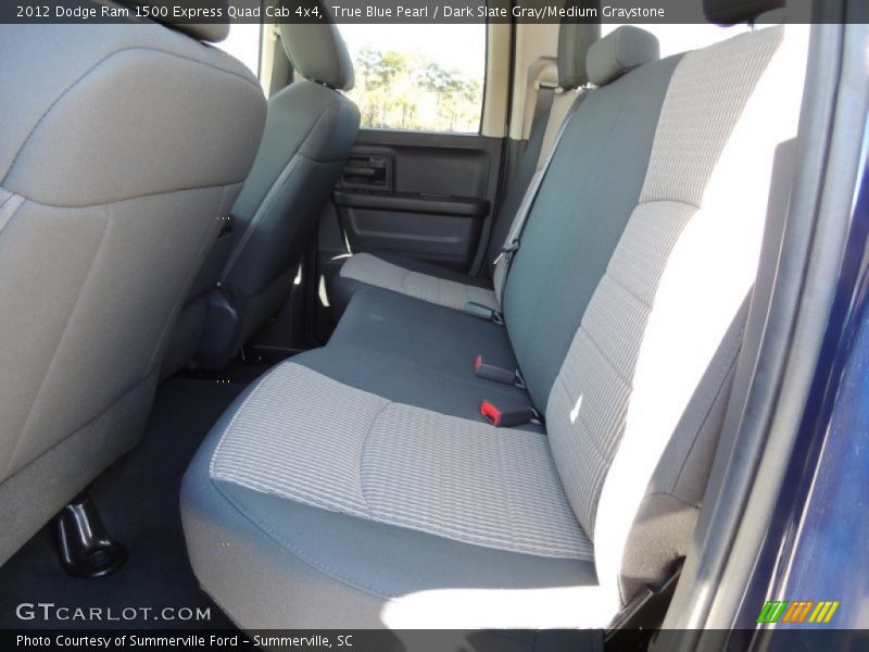 True Blue Pearl / Dark Slate Gray/Medium Graystone 2012 Dodge Ram 1500 Express Quad Cab 4x4