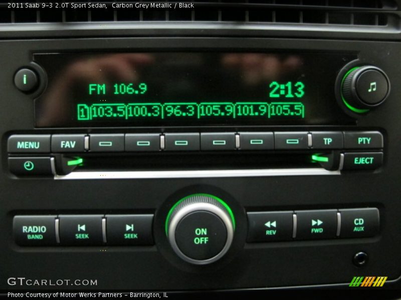 Audio System of 2011 9-3 2.0T Sport Sedan