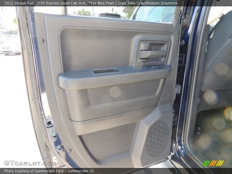 True Blue Pearl / Dark Slate Gray/Medium Graystone 2012 Dodge Ram 1500 Express Quad Cab 4x4