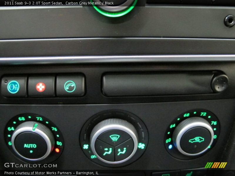 Carbon Grey Metallic / Black 2011 Saab 9-3 2.0T Sport Sedan