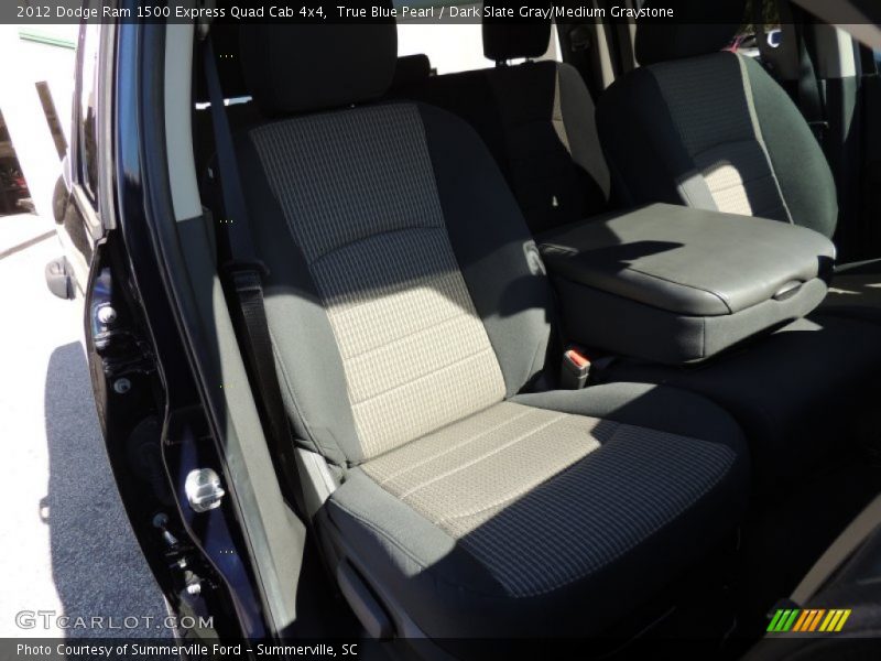 True Blue Pearl / Dark Slate Gray/Medium Graystone 2012 Dodge Ram 1500 Express Quad Cab 4x4
