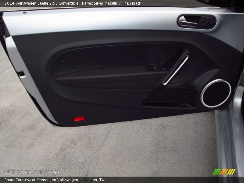 Reflex Silver Metallic / Titan Black 2014 Volkswagen Beetle 2.5L Convertible