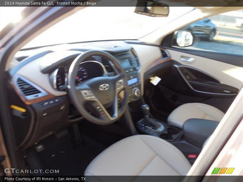 Frosted Mocha / Beige 2014 Hyundai Santa Fe GLS