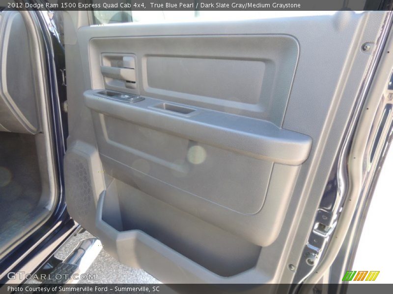 True Blue Pearl / Dark Slate Gray/Medium Graystone 2012 Dodge Ram 1500 Express Quad Cab 4x4