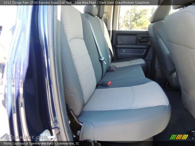 True Blue Pearl / Dark Slate Gray/Medium Graystone 2012 Dodge Ram 1500 Express Quad Cab 4x4