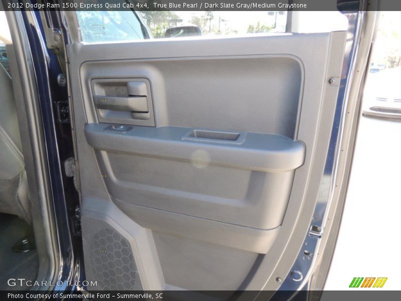 True Blue Pearl / Dark Slate Gray/Medium Graystone 2012 Dodge Ram 1500 Express Quad Cab 4x4