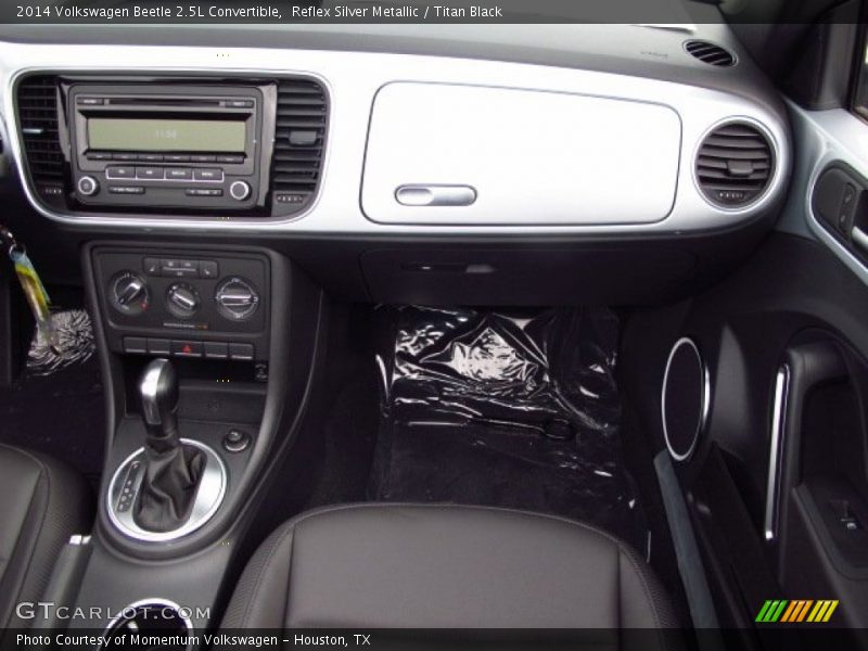 Reflex Silver Metallic / Titan Black 2014 Volkswagen Beetle 2.5L Convertible