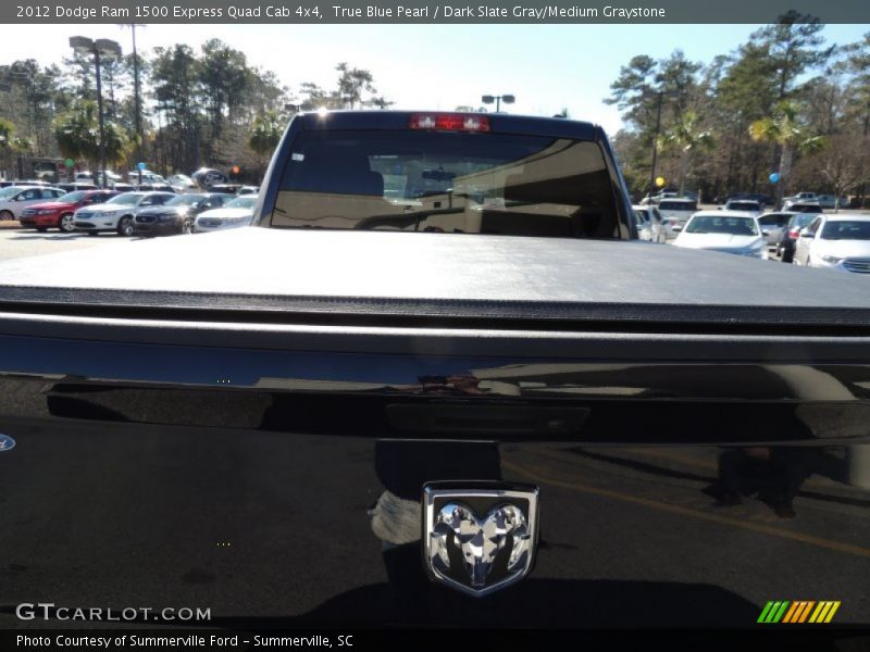 True Blue Pearl / Dark Slate Gray/Medium Graystone 2012 Dodge Ram 1500 Express Quad Cab 4x4