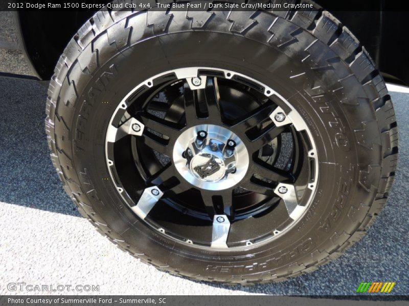 True Blue Pearl / Dark Slate Gray/Medium Graystone 2012 Dodge Ram 1500 Express Quad Cab 4x4