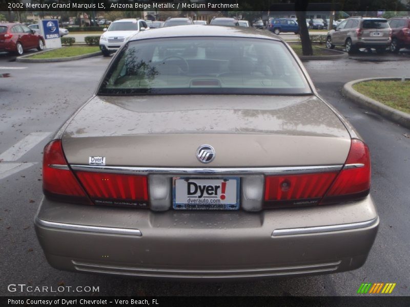 Arizona Beige Metallic / Medium Parchment 2002 Mercury Grand Marquis LS