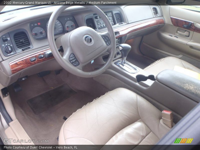 Arizona Beige Metallic / Medium Parchment 2002 Mercury Grand Marquis LS