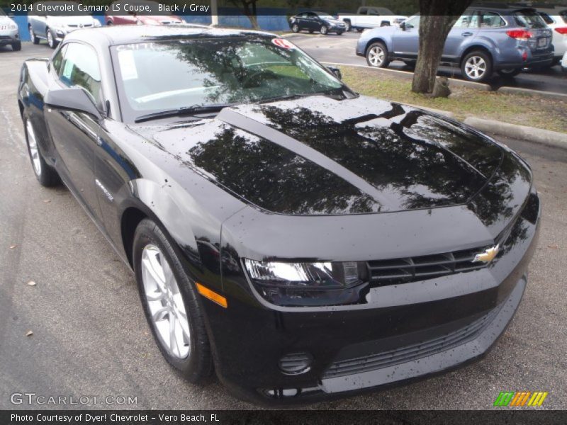 Black / Gray 2014 Chevrolet Camaro LS Coupe