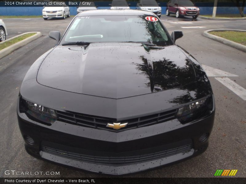 Black / Gray 2014 Chevrolet Camaro LS Coupe