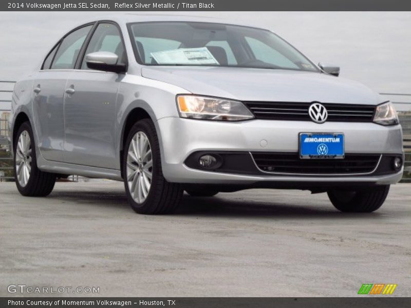 Reflex Silver Metallic / Titan Black 2014 Volkswagen Jetta SEL Sedan