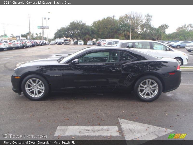 Black / Gray 2014 Chevrolet Camaro LS Coupe