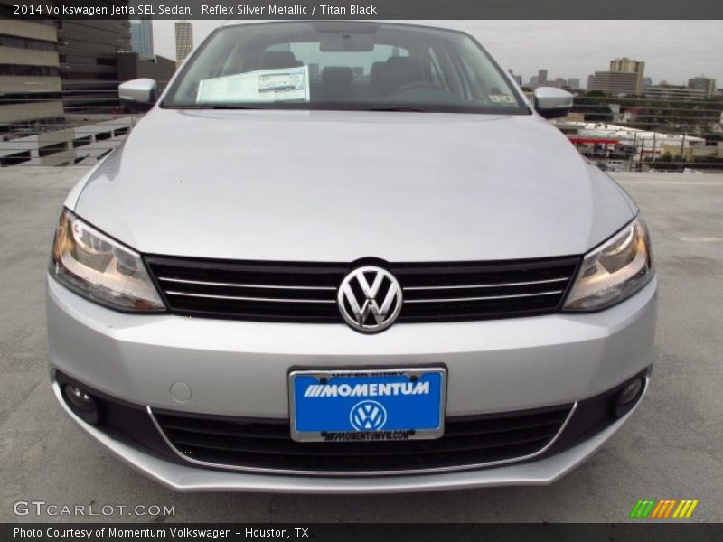 Reflex Silver Metallic / Titan Black 2014 Volkswagen Jetta SEL Sedan