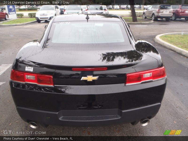 Black / Gray 2014 Chevrolet Camaro LS Coupe