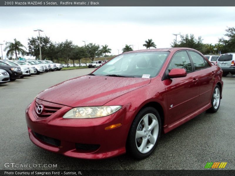Front 3/4 View of 2003 MAZDA6 s Sedan