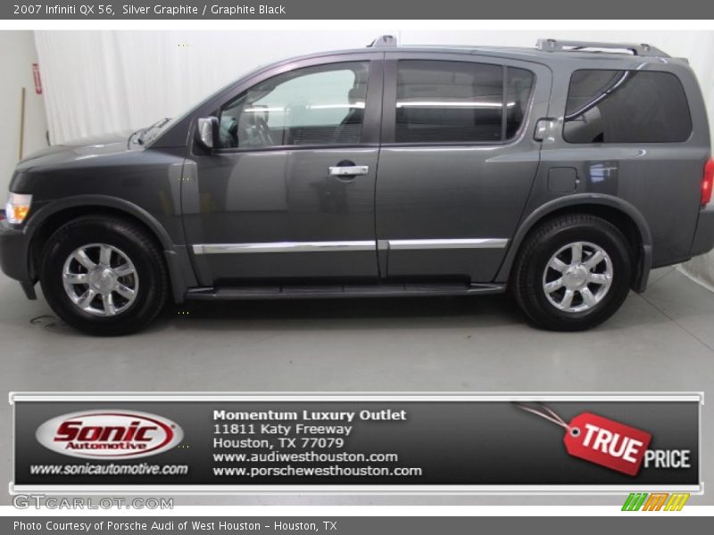 Silver Graphite / Graphite Black 2007 Infiniti QX 56
