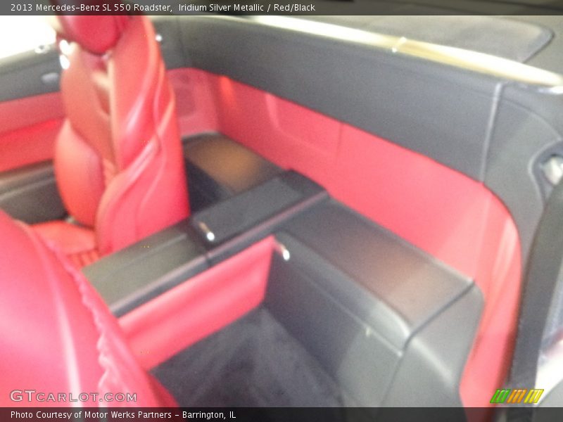 Iridium Silver Metallic / Red/Black 2013 Mercedes-Benz SL 550 Roadster