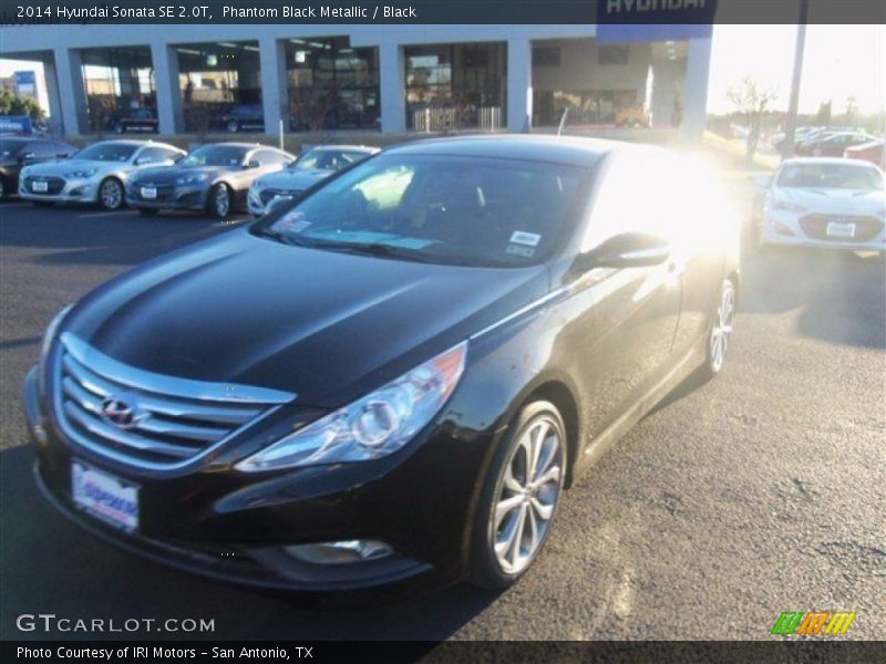 Phantom Black Metallic / Black 2014 Hyundai Sonata SE 2.0T
