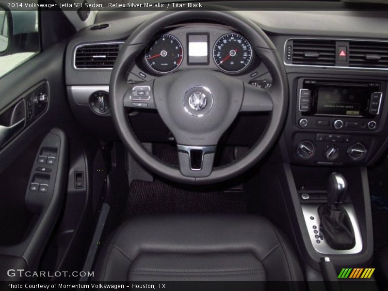 Reflex Silver Metallic / Titan Black 2014 Volkswagen Jetta SEL Sedan