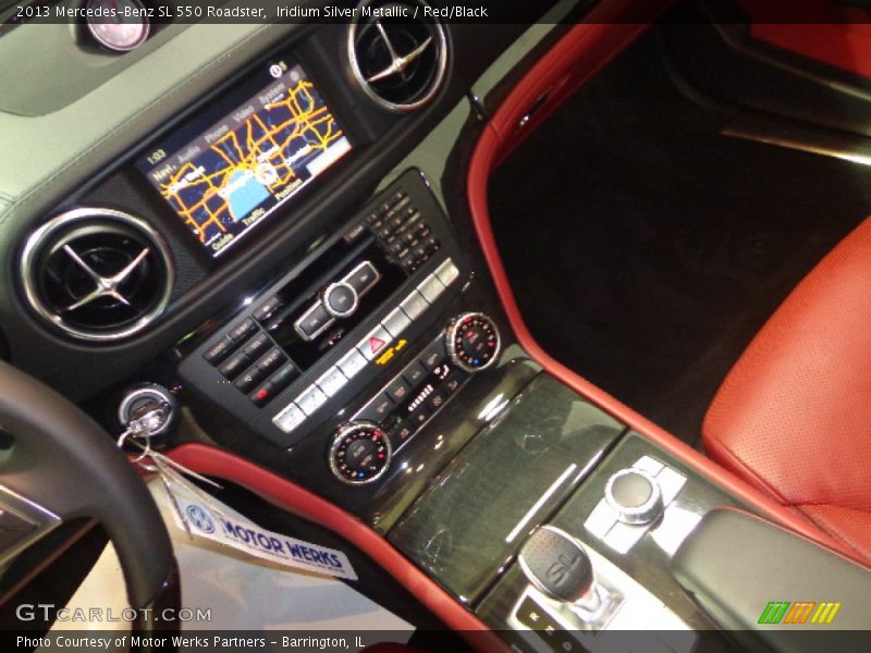 Iridium Silver Metallic / Red/Black 2013 Mercedes-Benz SL 550 Roadster