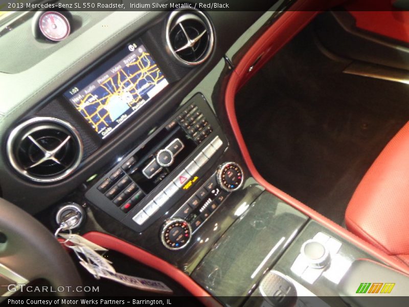 Iridium Silver Metallic / Red/Black 2013 Mercedes-Benz SL 550 Roadster