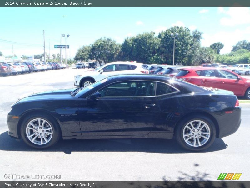 Black / Gray 2014 Chevrolet Camaro LS Coupe