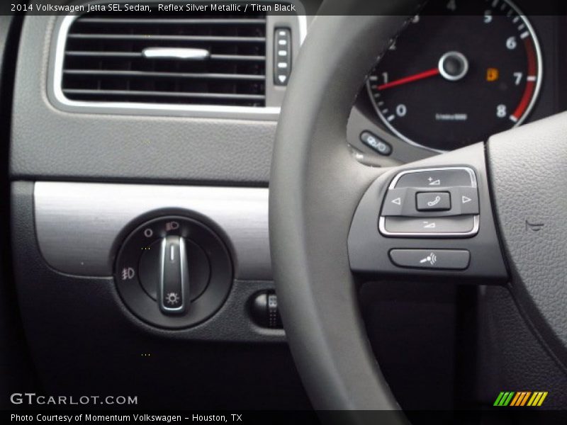 Reflex Silver Metallic / Titan Black 2014 Volkswagen Jetta SEL Sedan