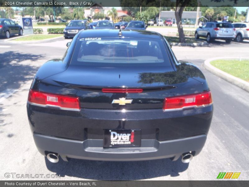 Black / Gray 2014 Chevrolet Camaro LS Coupe