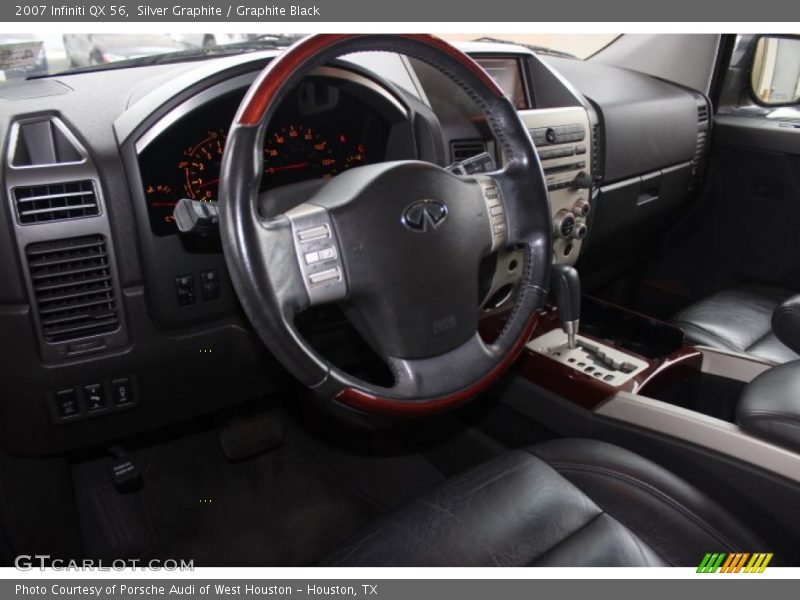 Silver Graphite / Graphite Black 2007 Infiniti QX 56